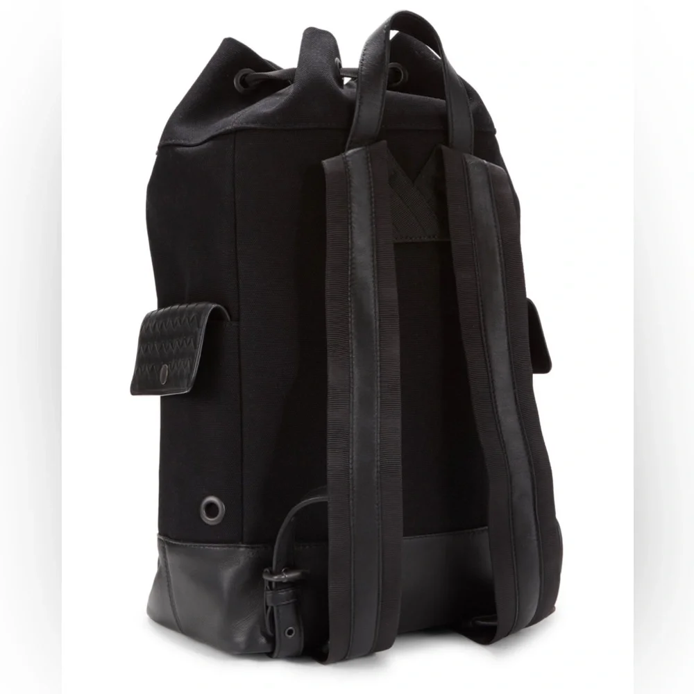 SOLD Bottega Veneta Striped Drawstring Backpack NWT - Picture 2 of 7